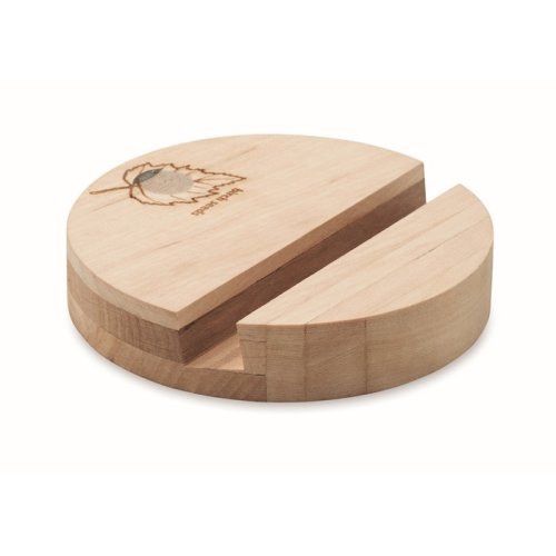 Březový stojánek na telefon