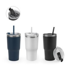 Cestovní hrnek z recyklované nerezové oceli 600 ml