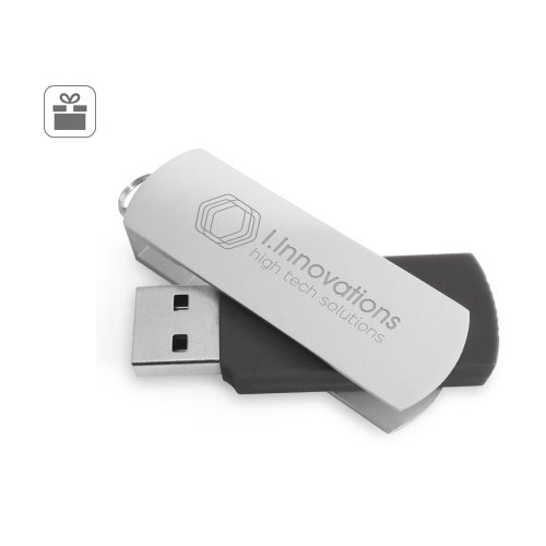 USB flash disk 8 GB s hliníkovým klipem