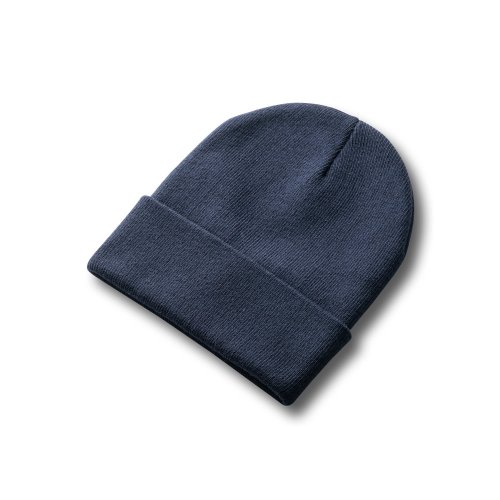 Dvouvrstvá unisex čepice z rPET s ohrnutým lemem