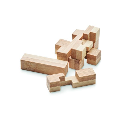 Bambusový hlavolam "Puzzle"