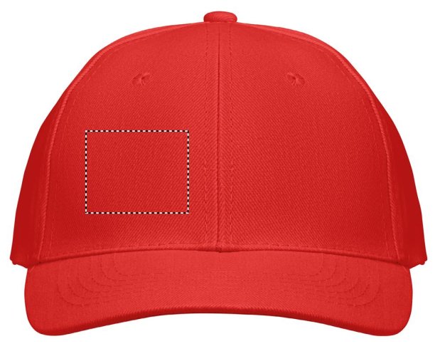 6 panelová baseballová čepice