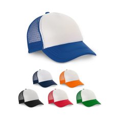 Baseballová čepice z polyesteru a síťoviny