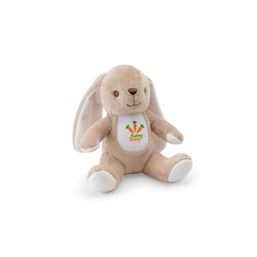 Plyšový králík s plochou pro personalizaci