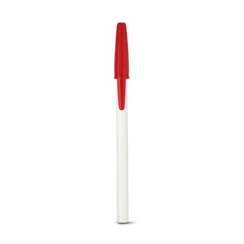 CARIOCA® plastové kuličkové pero - Umístění potisku: Kulové těleso, Typ potisku: Tampontisk (max. 5 barev, 60 x 5mm), Počet barev potisku: 2 barvy, Počet kusů: 4000