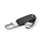 USB flash disk 8 GB s PU povrchem a karabinou