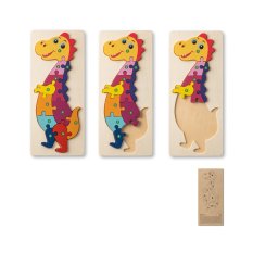 Dřevěné puzzle s dinosaury