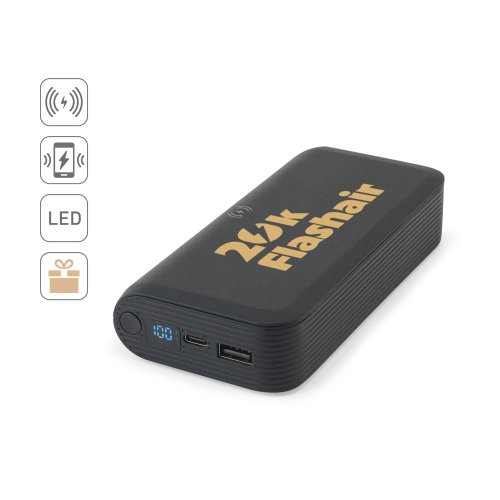Powerbanka 20 000 mAh s 15W bezdrátovým nabíjením