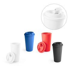 Cestovní hrnek z PP s dvojitou stěnou 500 ml