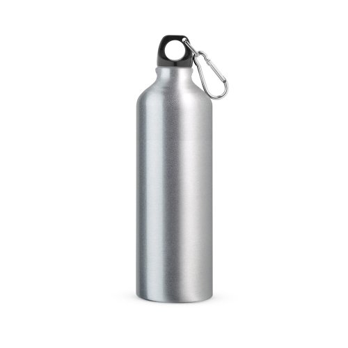 Hliníková sportovní láhev s karabinou, 800 ml