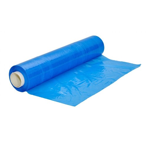 Ruční modrá stretch fólie 50 cm | 1.66 kg - Materiál: Polyethylen 23 µm, Barva fólie: Modrá, Šířka fólie: 50 cm