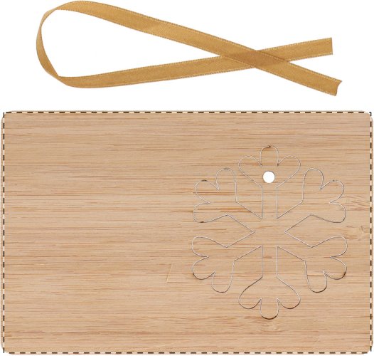 BooCard vánoční přání, sněhová vločka