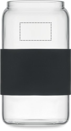 Borosilikátová sklenice 550ml s