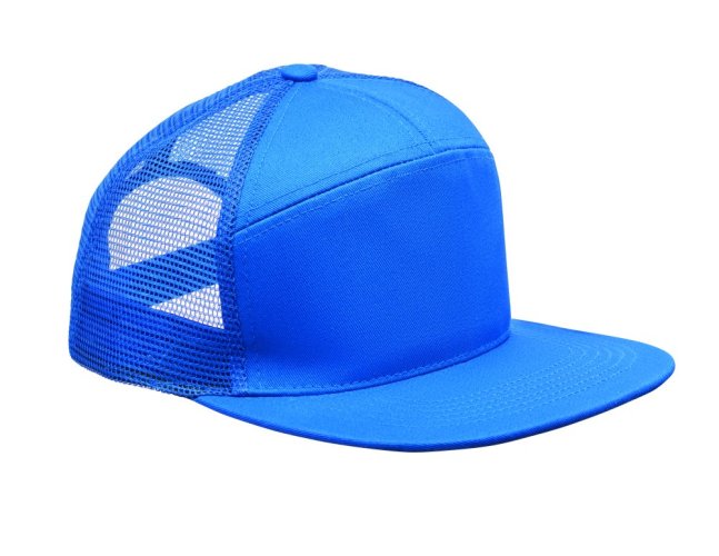 7panelová kšiltovka s plochým