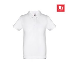 Dětské bílé polo tričko z bavlny