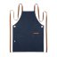 Zástěra z recyklované bavlny se třemi kapsami