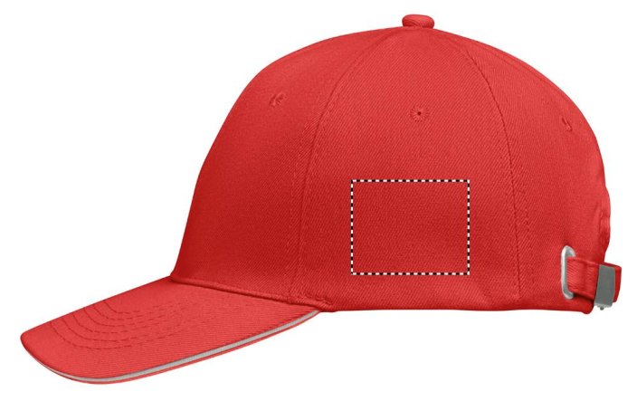 6 panelová baseballová čepice