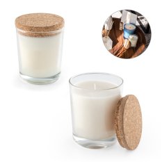 Aromatická sviečka s vanilkovou vôňou a korkovým viečkom