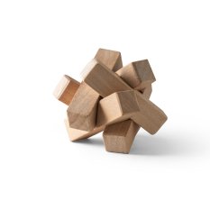 Bambusové puzzle ve tvaru hvězdy