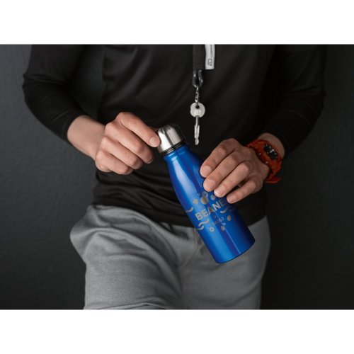 Hliníková sportovní láhev s nerezovým víčkem 500 ml