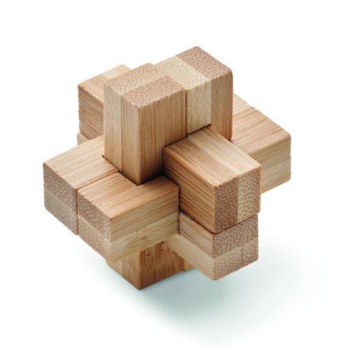 Bambusový hlavolam "Puzzle"