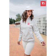 Unisex mikina s 1/4 zipem