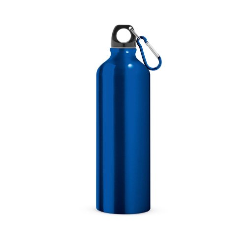 Hliníková sportovní láhev s karabinou, 800 ml
