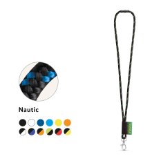 Polyesterová šňůrka na krk Nautic s karabinou