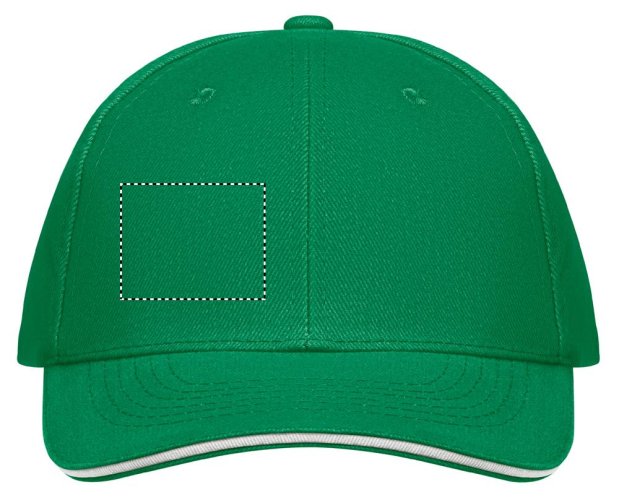 6 panelová baseballová čepice