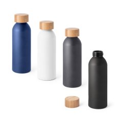 Hliníková láhev s bambusovým víčkem 550 ml