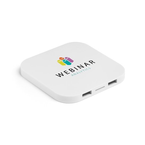 Bezdrátová nabíječka 15 W s USB hubem