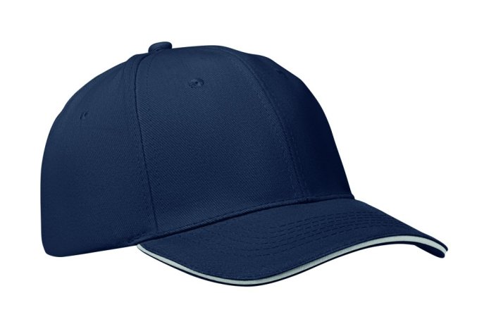 6 panelová baseballová čepice