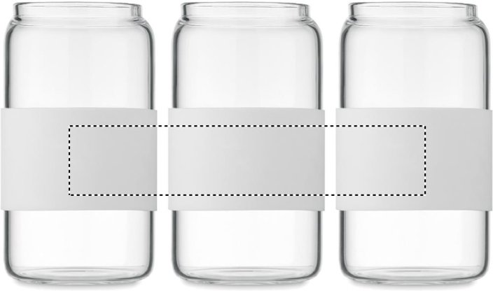 Borosilikátová sklenice 550ml s