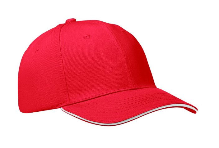 6 panelová baseballová čepice