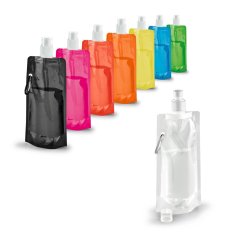 Skladacia PE fľaša s karabínou 460 ml