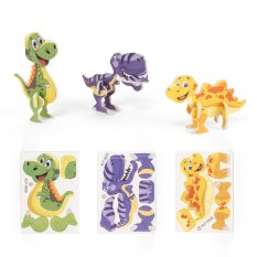 Dětské 3D puzzle dinosaurus, 3 ks