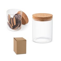 Sklenená fľaša s korkovým uzáverom 700 ml