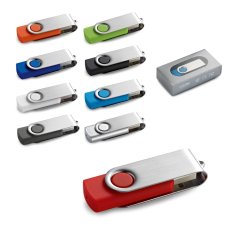 USB flash disk 8 GB s kovovým klipem