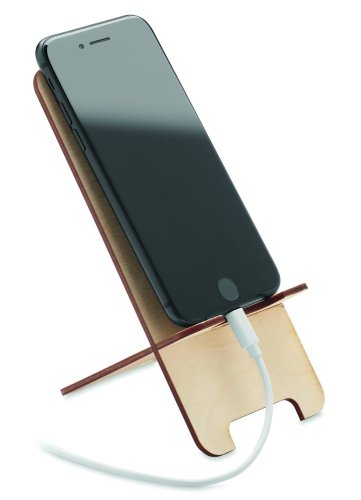 Dřevěný stojánek na telefon