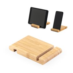 Bambusový držák na mobil se 2 sloty