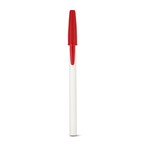 CARIOCA® plastové kuličkové pero - Umístění potisku: Kulové těleso, Typ potisku: Tampontisk (max. 5 barev, 60 x 5mm), Počet barev potisku: 2 barvy, Počet kusů: 4000