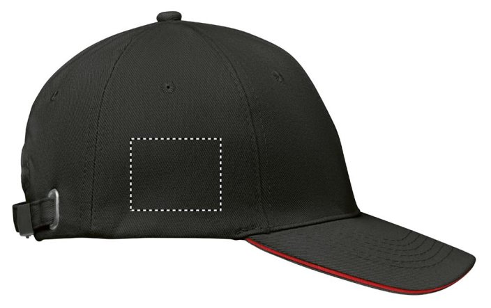 6 panelová baseballová čepice