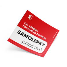 Samolepky papírové