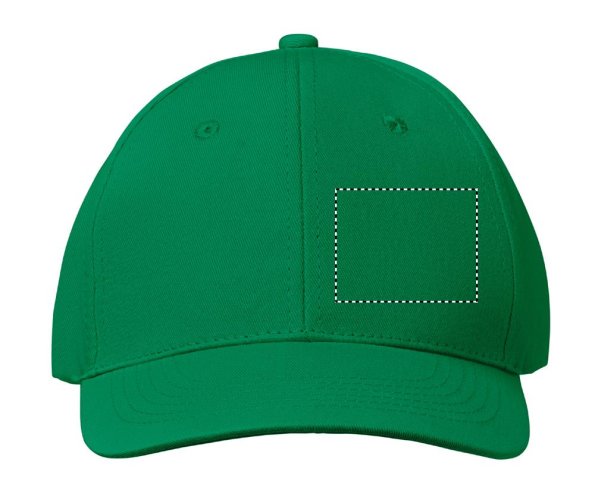 6 panelová baseballová čepice