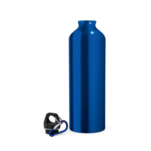 Hliníková sportovní láhev s karabinou, 800 ml