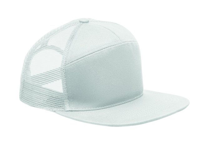 7panelová kšiltovka s plochým