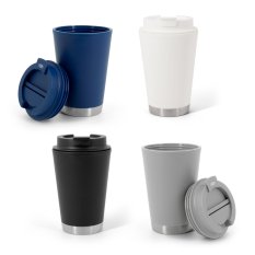 Dvoustěnný cestovní kelímek z PP 410 ml