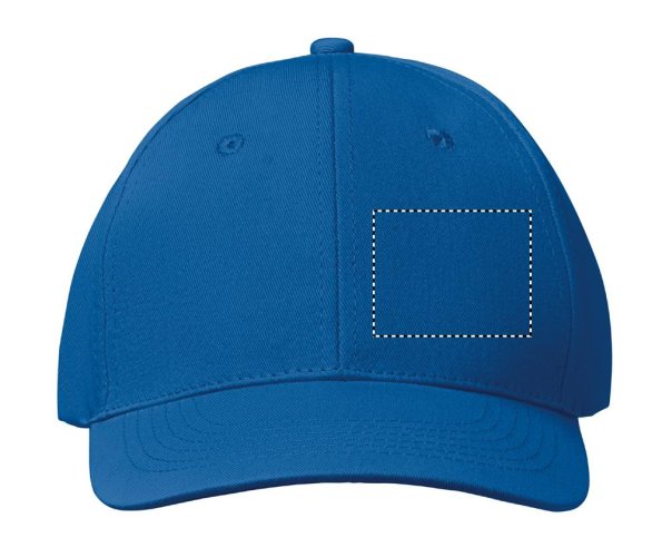 6 panelová baseballová čepice