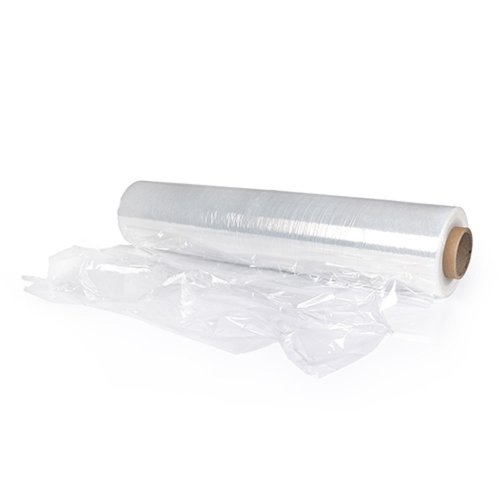 Ruční transparentní stretch fólie 50 cm | 2.1 kg - Materiál: Polyethylen 23 µm, Barva fólie: Transparentní, Šířka fólie: 50 cm