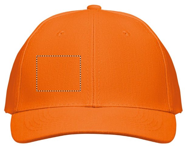 6 panelová baseballová čepice